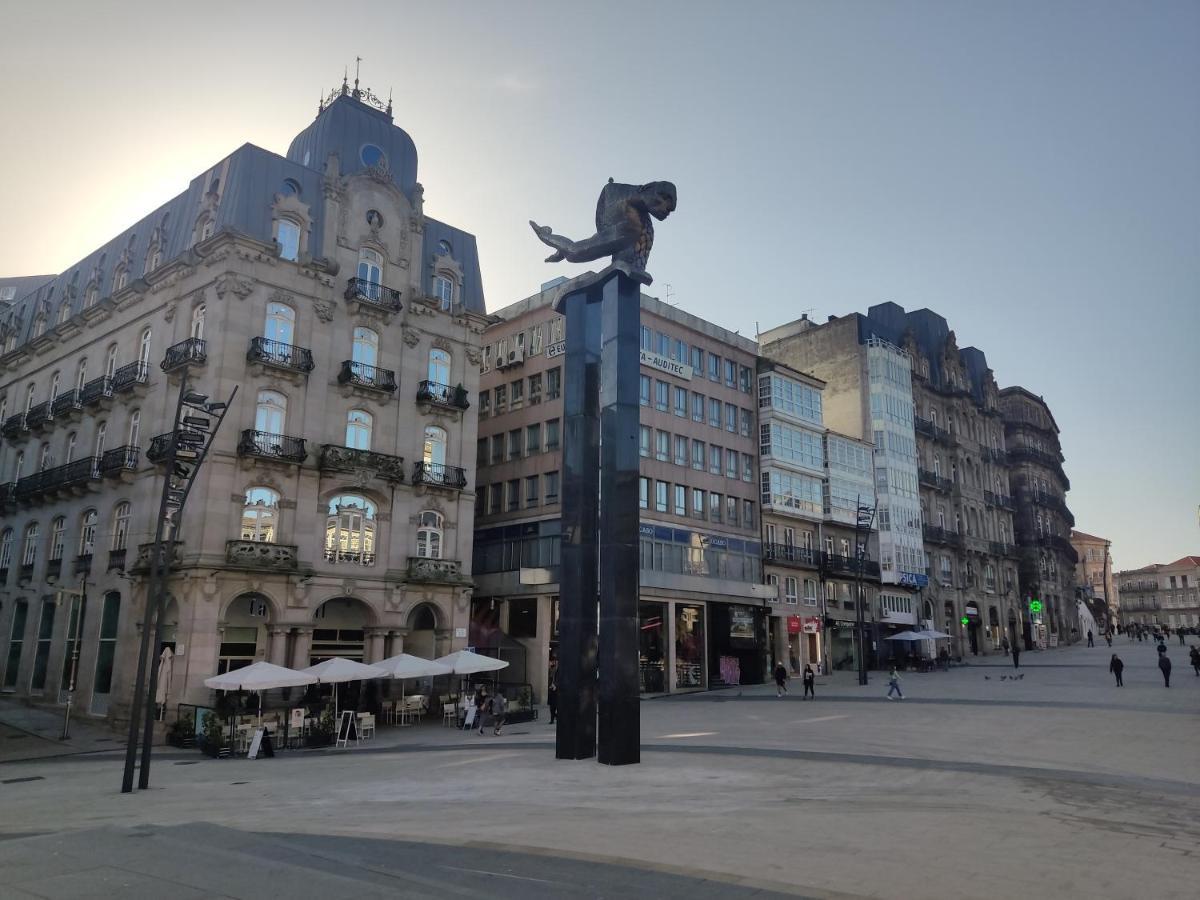 شقة Pleno Centro, Terraza, Principe, 5 Min Casco Vello Y Estacion Ave فيجو المظهر الخارجي الصورة